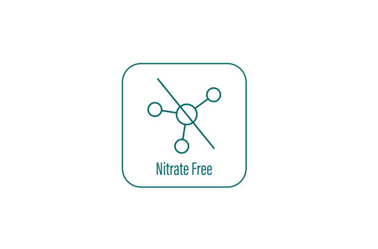 Nitrate Free Icon Vector Illustration 