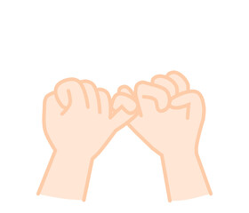 指切りのイメージイラスト素材