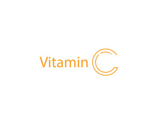 vitamin c icon vector illustration 
