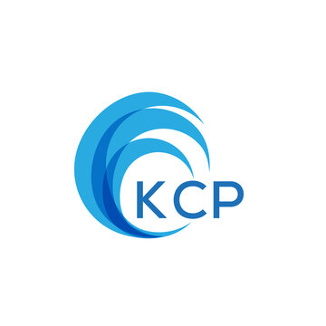 KCP letter logo. KCP blue image on white background. KCP Monogram logo design for entrepreneur and business. . KCP best icon.

