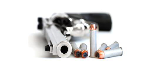 Bullets and Gun for Military or Self Defense Second 2nd Amendment