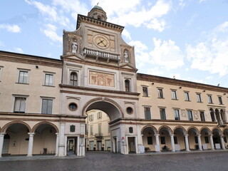  Torrazzo arch in dome square, Crema, Cremona, Lombardy, Italy
