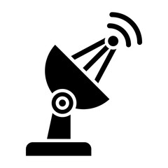 Satellite Dish Glyph Icon