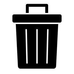 Bin Glyph Icon