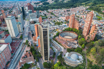 aerea sobre centro de bogota