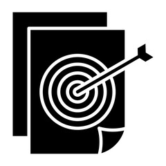 Aim Glyph Icon