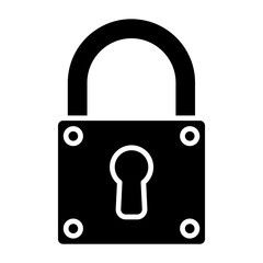 Lock Glyph Icon