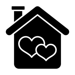 House Glyph Icon