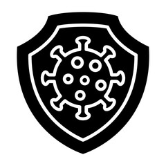 Prevention Glyph Icon