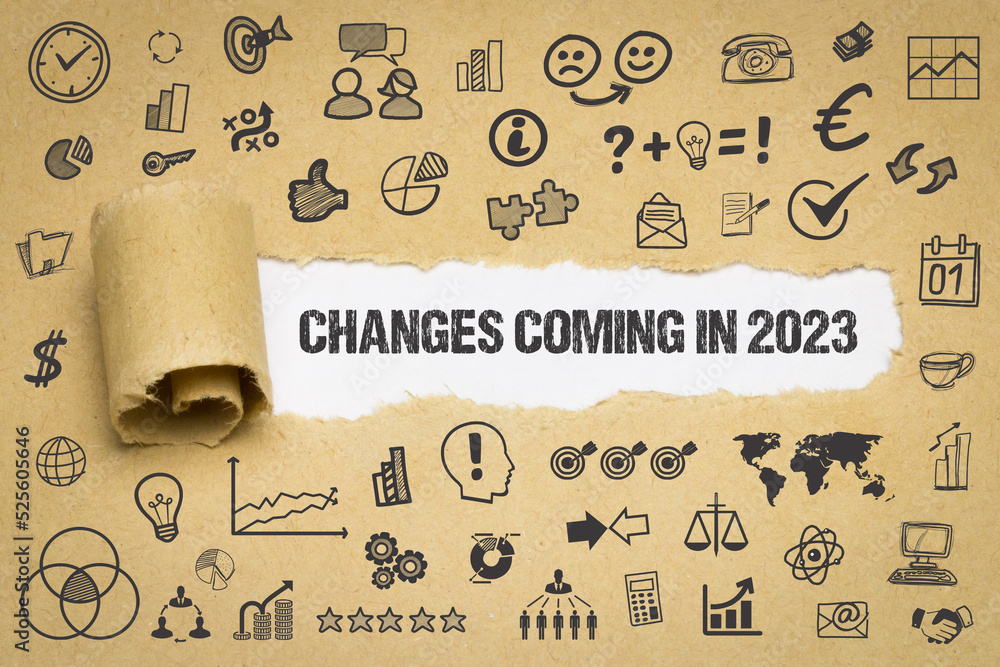 Wall mural Changes coming in 2023