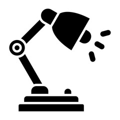 Lamp Glyph Icon