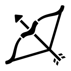 Archery Glyph Icon