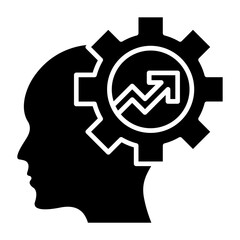 Motivation Glyph Icon