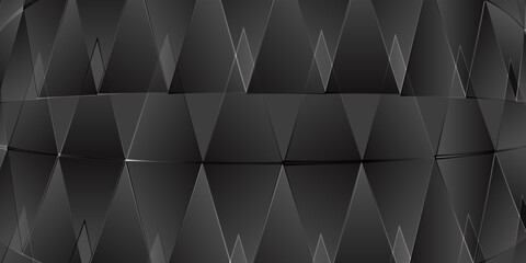 Abstract black geometry background