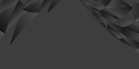 Abstract black geometry background