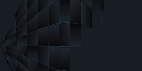 Abstract black geometry background