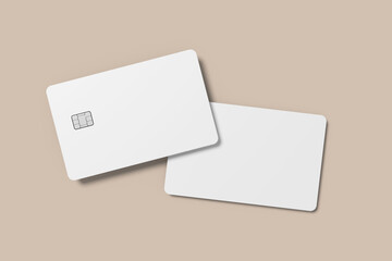 Credit Card Blank Mockup