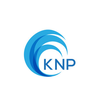 KNP letter logo. KNP blue image on white background. KNP Monogram logo design for entrepreneur and business. . KNP best icon.
