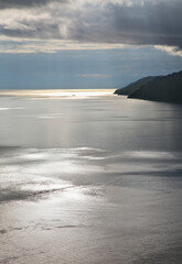 Lake Baikal in Listvyanka. Irkutsk oblast. Russian