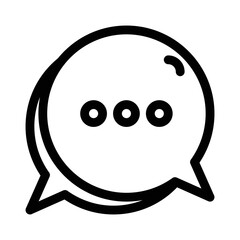 Vector Icons Chat Lineal Style. Pixel Perfect and Editable Stroke.