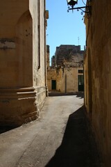 Italy, Puglia, Salento: Foreshortening of small town of Maglie.