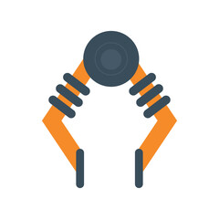 Robotic arm and conveyor machines for industrial production. Detailed illustrations of automated production systems.
