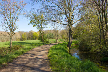 Obraz premium German countryside landscape, Lower Rhine Region
