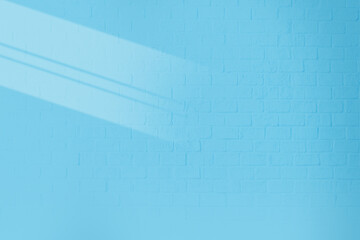 Naklejka premium Blue bricks wall texture room background