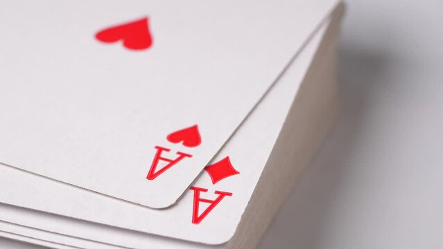 Close-up of playing cards
