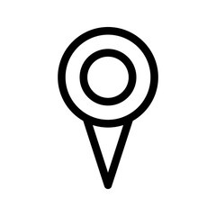 Pin icon.  sign location sign. map pin symbol. vector illustration