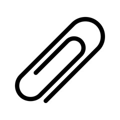 Obraz premium paperclip icon. pin sign. vector illustration