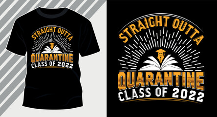 Back to school graduation education typography trendy vintage retro custom tshirt design vector graphic