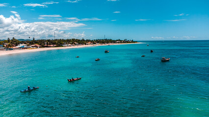 Tamandaré Carneiros Pernambuco Praia Litoral Paraíso Tropical Pernambucano Paradisíaco Coqueiro Mar Areia Ilha Céu Oceano Paisagem Drone Brasil Viagem Turismo Férias Verão