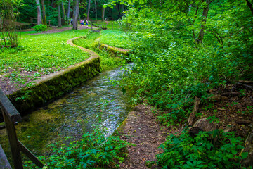 Artificial creek in Hungary, Josvafo
