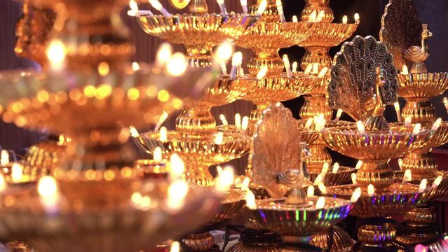 Electronic Diwali Diya for decoration, India