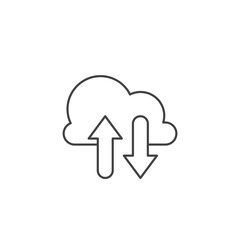 internet Cloud icons  symbol vector elements for infographic web