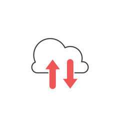 internet Cloud icons  symbol vector elements for infographic web