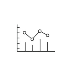 line graph icons  symbol vector elements for infographic web
