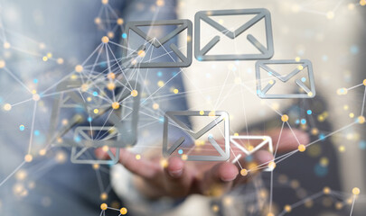 mail communication support contact concept service