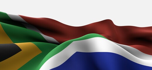 Obraz premium flag of south africa national