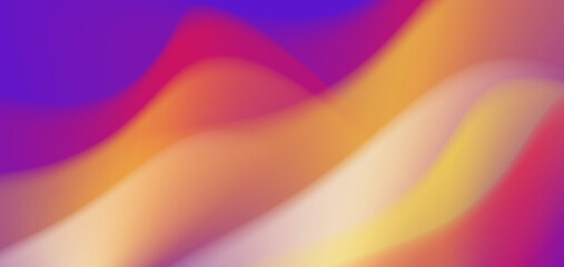 Obraz premium Colorful stripes blurred and creating rainbow curved background