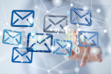 mail communication support contact concept service