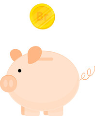 Belarus Flag vector hand drawn,Belarusian Ruble