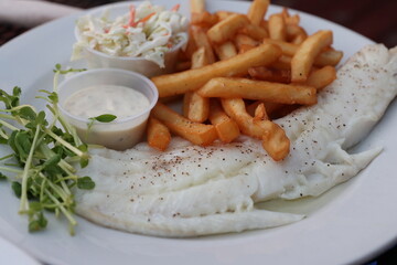 baked white fish