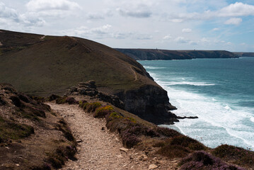 cliffs of cornwall st agnes england