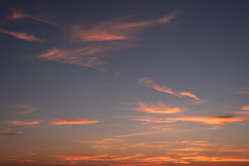 cloudscape sky at sunset after sunset clouds golden hour blue hour thwilight dusk dawn evening