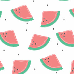 background with watermelon