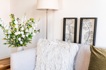 Livingroom Interior Design Summer Decor with Houseplants Wildlife Theme by Annika Shurafa