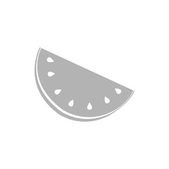 Watermelon icon on a white background, vector illustration