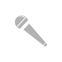 microphone icon on a white background, vector illustration